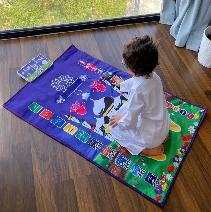 SUNDUS Educational Prayer Mat for Kids – Talking Prayer Mat with 36 Interactive Touch Buttons - Image 4